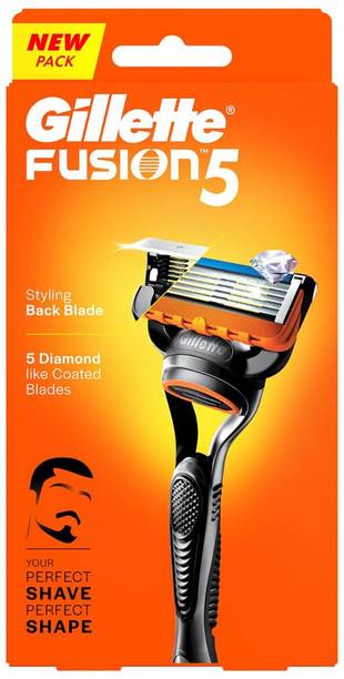 Gillette Fusion 5, Shaving Razor For Men | With Beard Shaping Back Blade, Men