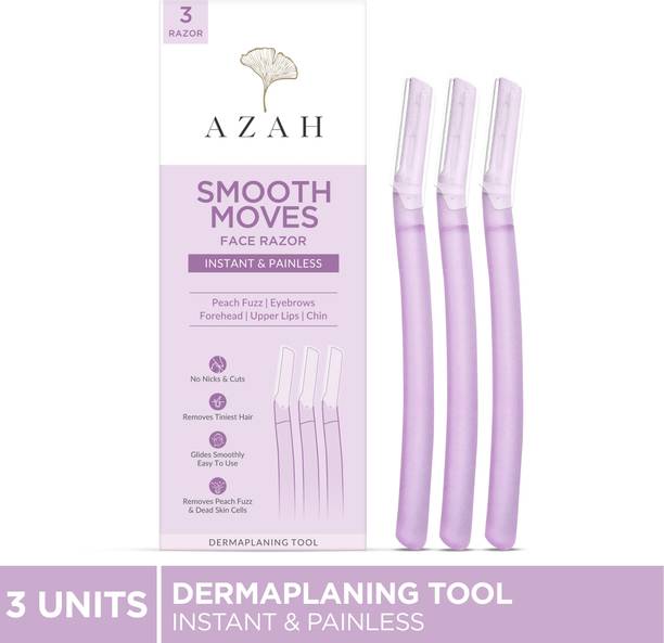 AZAH Reusable Face Razor For Women Facial Hair | Eyebrows, Upper Lip, Peach Fuzz, Women