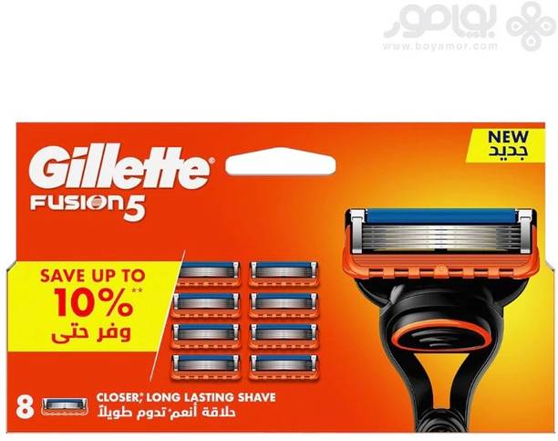 Gillette FUSION 5 SHAVEING BLADES PACK OF 8, Men