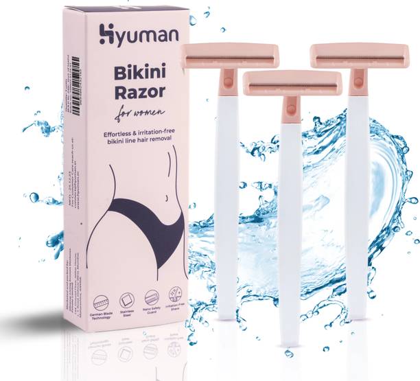 Hyuman Bikini Razor|German Stainless Steel Blade|Line Shaver|Hair Removal, Women