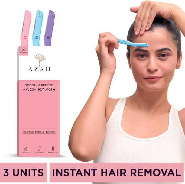AZAH Reusable Face Razor For Women Facial Hair | Eyebrows, Upper Lip,Peach Fuzz,Chin|, Women