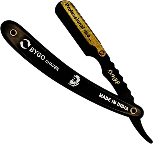 BYGO Straight Edge Razor – Stainless Steel Safety Shaving Razor for Men | Stainless, Men & Women