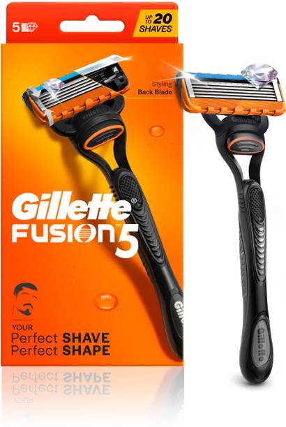 Gillette Fusion 5, Shaving Razor for Men, With Back Blade for Beard Shaping, Men
