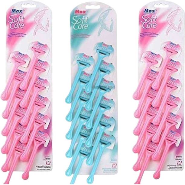K.Y.L.Plus Womens razor soft care 36 pcs pack of 3, Men & Women