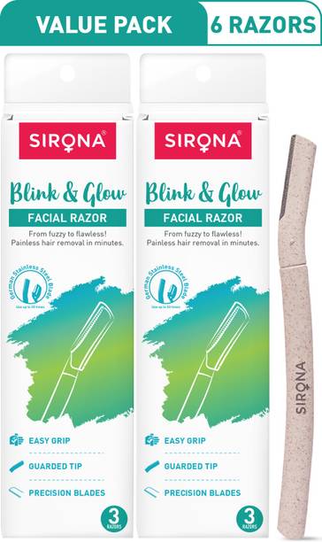 SIRONA Face Razor for Women | Eyebrows, Upper Lip, Women