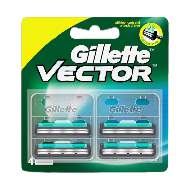 Gillette Vector 2-Bladed Cartridges with Pivoting Head