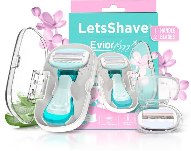 LetsShave Evior Flyyy with Evior 6 Blade Catridges, Women