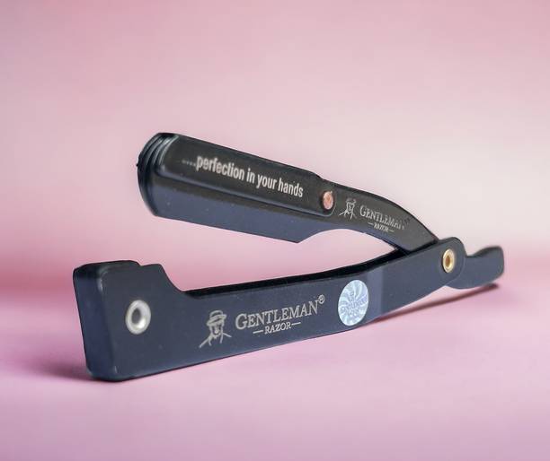 RT SHOP Gentleman Matte Black Shaving Razor, Men & Women