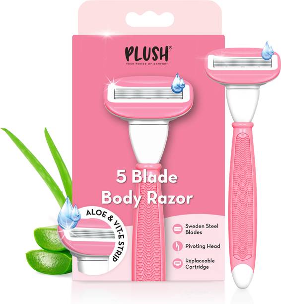 PLUSH Body Razor for Sharp and smooth shave, Women