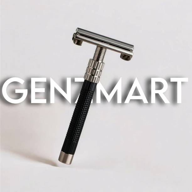 GenZmart Long Handle Double Edge Blade Razor for Men for Close Smooth Shaving, Men