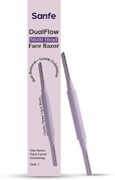 Sanfe DualFlow Multi Head Face Razor, Men & Women