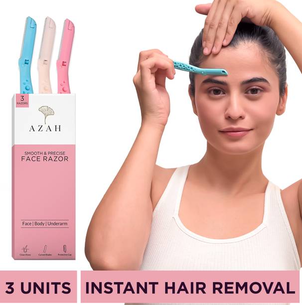 AZAH Reusable Face Razor For Women Facial Hair | Eyebrows, Upper Lip,Peach Fuzz,Chin|, Women