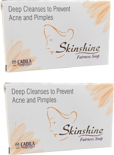 Skin Shine Fairness Face Soap ( Pack Of 2 * 75 GM ) Shaving Soap