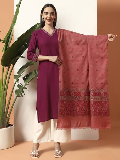 Ravaiyaa - Attitude Is Everything Wool Woven Women Shawl