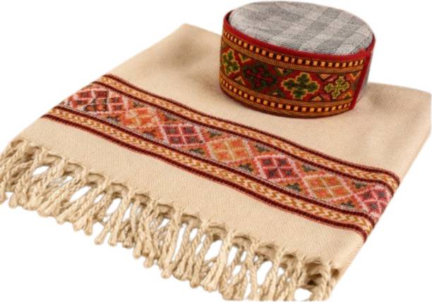 Akshitra Wool Printed Men, Women Shawl