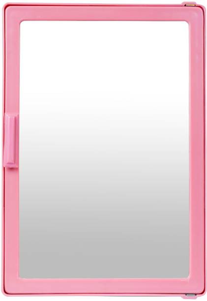 Epraiser SMALL MINI Mirror Storage Wall Cabinet for Bathroom Kitchen Medicines Makeup Plastic Wall Mount Cabinet