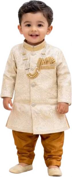 Tarishi KIDS TRADITIONAL SET Self Design Sherwani