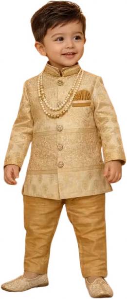 dealpakki boys ethnic wear Embroidered Sherwani