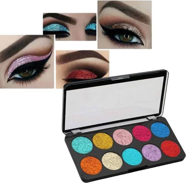 BLUST&FAMME 10 color eyes makeup glitter palette 1sp