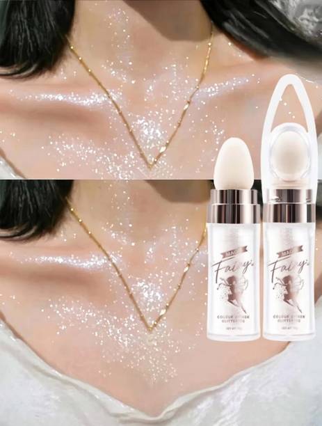WOONGMI Korean Eye Glitter Sparkle Eye Shadow, Long-Lasting Shimmery