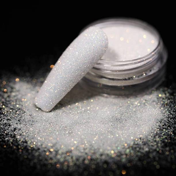 Yuency CrystalNail Powder,Sparkling Nail Glitter Powder Bright Nail Decoration