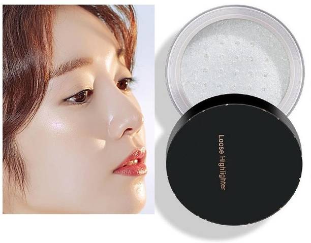WOONGMI BEST SHIMMERY SHINY RADIANT GLOW WHITE POWDERY HIGHLIGHTER Highlighter