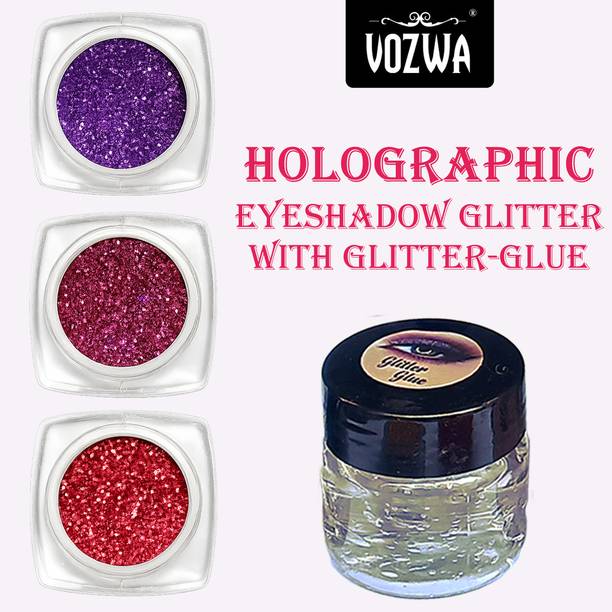 VOZWA Glitter (Purple) Eye Shadow Cosmetics Makeup
