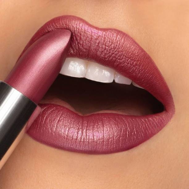 Latixmat Metallic Diamond Creamy Glitter Shimmer Lipstick Nonsticky (MAROON).