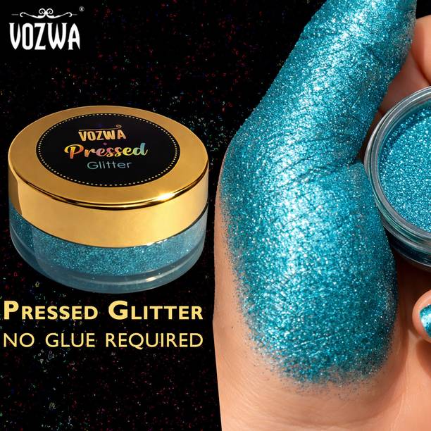 VOZWA Eyeshadow Pressed Glitter no Glue Required | Long-Lasting