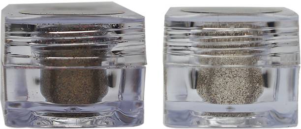 Veoni Belle Professional Loose Glitter Eyeshadow - (Antique Gold & Champagne Gold)