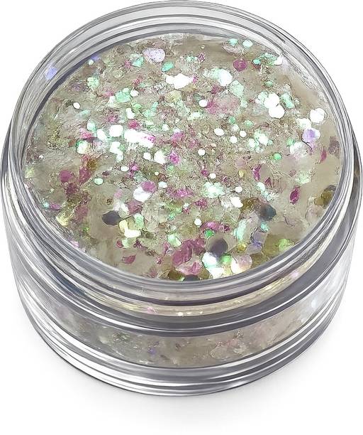 VOZWA Cosmetic Chunky Glitter for Eyeshadow, Body, Hair & Nails for Makeup