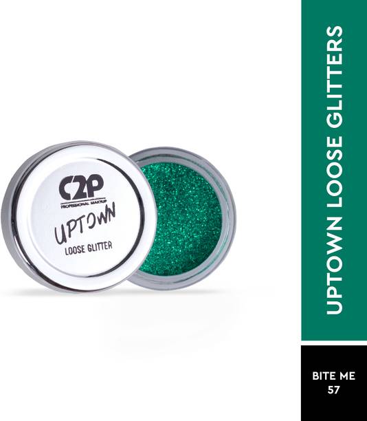 C2P Professional Makeup Uptown Loose Shimmer Eyeshadow Glitter Powder for Eye Makeup
