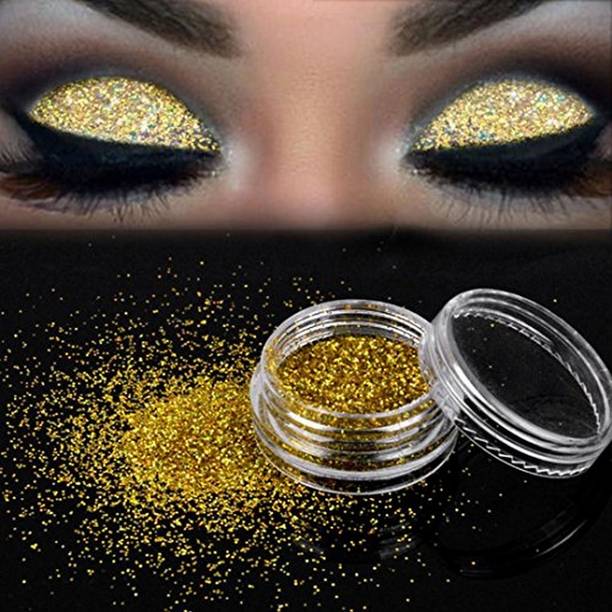 THTC professional use makeup shine Yellow Gold highlighter & Glitter for Makeup