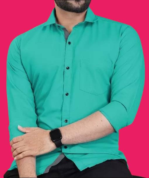 Kamalgdh Men Solid Casual Multicolor Shirt