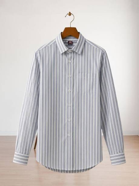 Men Relaxed Fit, Comfort Fit, Slim, Regular Fit Striped, Floral Print, Printed, Self Design, Solid Spread Collar Casual Shirt