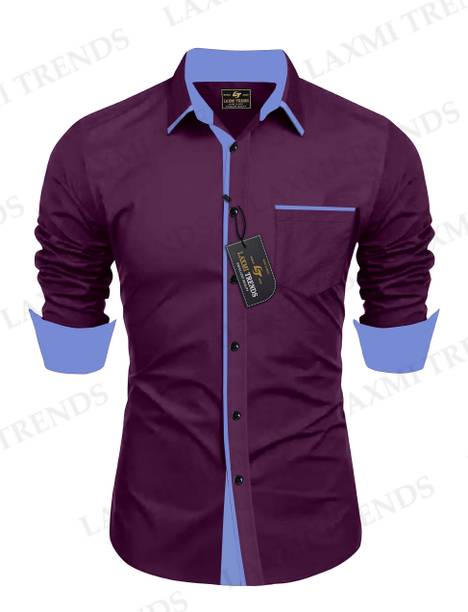 Shreehari Fashion Men Solid Party Multicolor Shirt