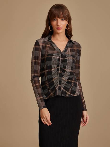 Women Relaxed Fit Fit Printed Party Shirt