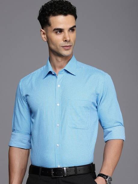 Raymond Men Slim Fit Self Design Formal Shirt