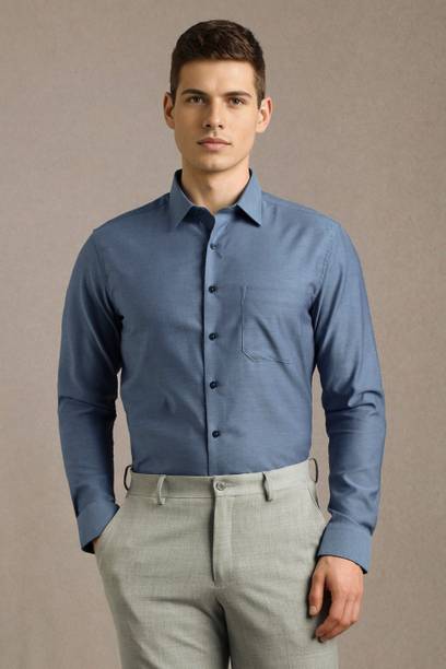 Slim Fit Full Sleeve Men Slim Fit Solid Formal Shirt