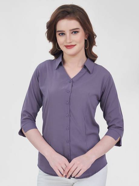 Purple Womens Shirts - Buy Purple Womens Shirts Online at Best Prices ...