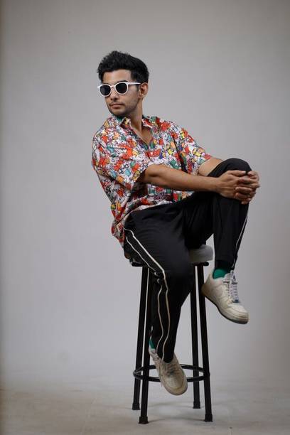 cartoonpanti Men Printed Casual Multicolor Shirt