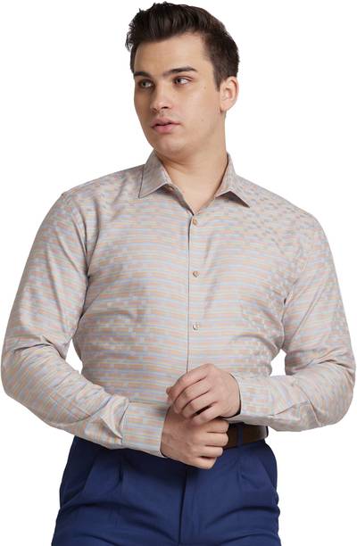 PARK AVENUE Men Slim Fit Self Design Formal Shirt