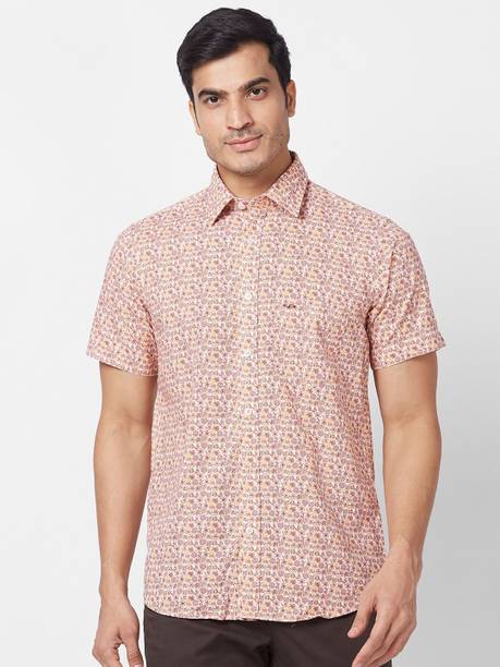 Men Tailored Fit Solid Spread Collar Formal Shirt