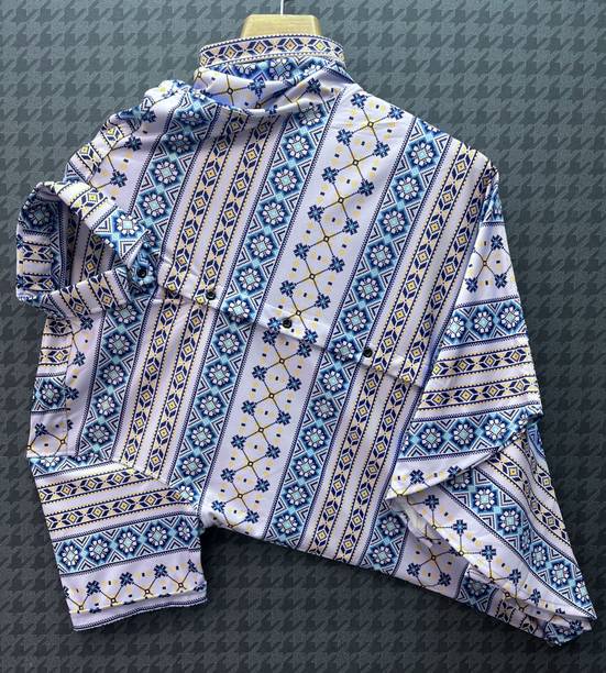 COOL BOY Men Printed Casual Multicolor Shirt