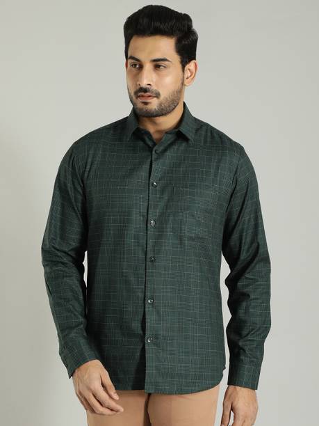 INDIAN TERRAIN Men Slim Fit Checkered Casual Shirt