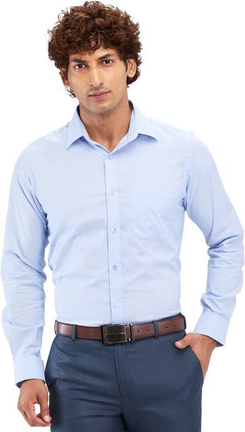 Raymond Men Slim Fit Self Design Formal Shirt
