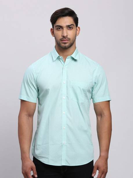 Men Tailored Fit Printed Formal Shirt