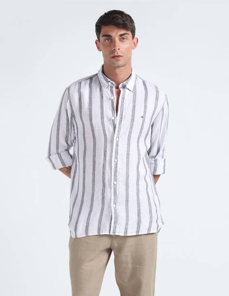 Men Relaxed Fit Fit Striped Casual Shirt