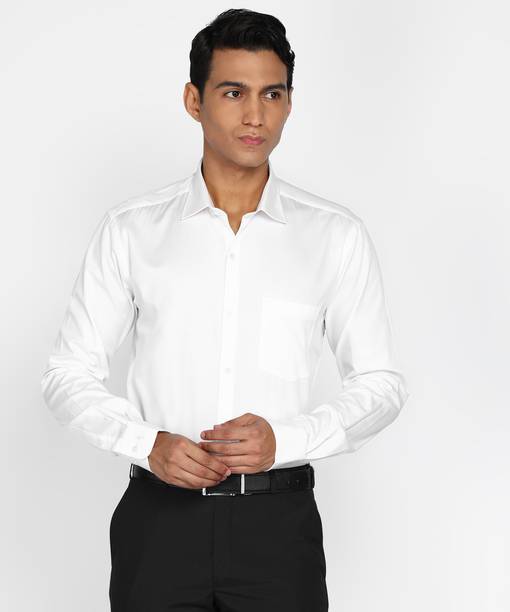 PARK AVENUE Men Slim Fit Solid Formal Shirt