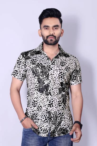 COOL BOY Men Printed Casual Multicolor Shirt
